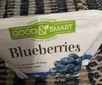 Mängden socker i Frozen Blueberries