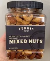 Mängden socker i Roasted and salted deluxe mixed nuts