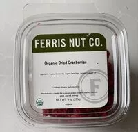 Mängden socker i Ferris organics organic dried