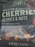 Mängden socker i Roasted& Salted Cherries berries and nuts