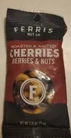 Mängden socker i Cherries  berries and nuts