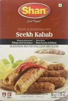 Mängden socker i Seekh kabab exclusive bbq blend