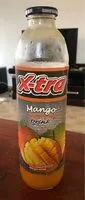 Mängden socker i X-tra, mango drink