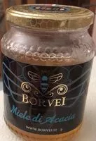 Mängden socker i Miele di acacia