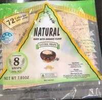 Mängden socker i Natural wraps