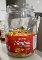 Mängden socker i Plantain sweet chips