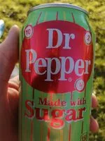 Mängden socker i Dr Pepper Made with Sugar