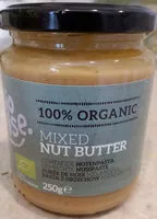 Mängden socker i mixed nut butter