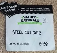 Mängden socker i Steel cut oats