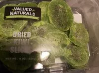 Mängden socker i Dried kiwi slices