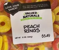 Mängden socker i Peach Rings