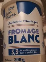 Mängden socker i Fromage blanc 3.3% MG