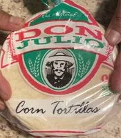 Mängden socker i Corn Tortillas