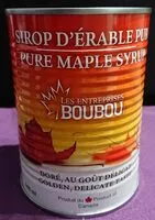 Mängden socker i Sirop d'érable pur