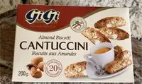 Mängden socker i Cantucci almond biscotti