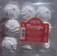 Mängden socker i Meringhe
