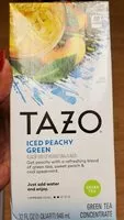 Mängden socker i Tazo Iced Peachy Green Tea