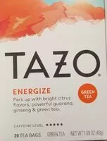 Mängden socker i Tazo Energize Green Tea