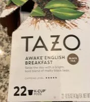 Mängden socker i Awake English Breakfast Tea