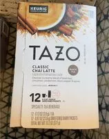 Mängden socker i Tazo Classic Chia Latte