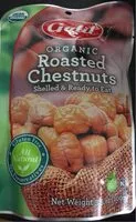 Mängden socker i Organic roasted chestnuts