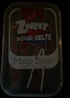 Mängden socker i zweet sour belts