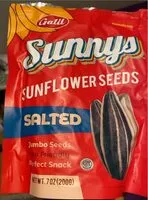 Mängden socker i Sunflower seeds