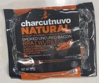 Mängden socker i Smoked Uncured Bacon Bratwurst