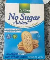 Mängden socker i GULLON-NS ADDED-MULTI GRN BKFST BISCUITS-7.62OZ