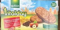 Mängden socker i Vitalday. Chocolate breakfast buscuits