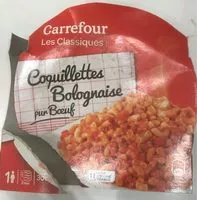 Mängden socker i Coquillettes bolognaise pur boeuf