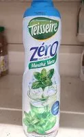 Mängden socker i Sirop de menthe