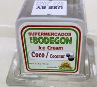 Mängden socker i Coconut ice cream