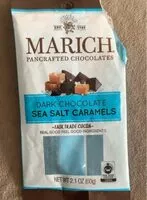 Mängden socker i Dark Chocolate Sea Salt Caramels