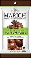 Mängden socker i Milk Chocolate Toffee Almonds
