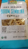 Mängden socker i 100% durum semolina fusilli