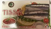 Mängden socker i Sardines à la sauce tomate
