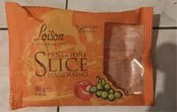 Mängden socker i Panettone slice Mandarino