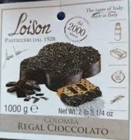 Mängden socker i Colomba regal cioccolato