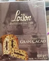 Mängden socker i Panettone gran cacao