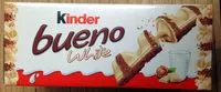 Mängden socker i Kinder Bueno White