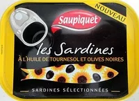 Mängden socker i Les Sardines à l'huile de tournesol et olives noires