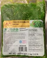 Mängden socker i Frozen seaweed salad