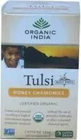 Mängden socker i Organic India Tulsi Honey Chamomile Tea Bags