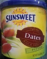 Mängden socker i Deglet noor pitted dates