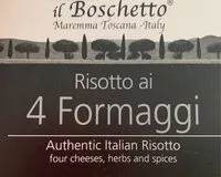 Mängden socker i Risotto ai 4 fromaggi