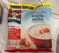 Mängden socker i Avena mosh hojuelas de avena