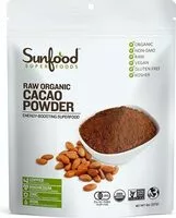 Mängden socker i Cacao powder pure raw organic