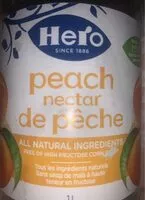 Mängden socker i Nectar de pêche