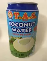 Mängden socker i T.a.s., coconut water